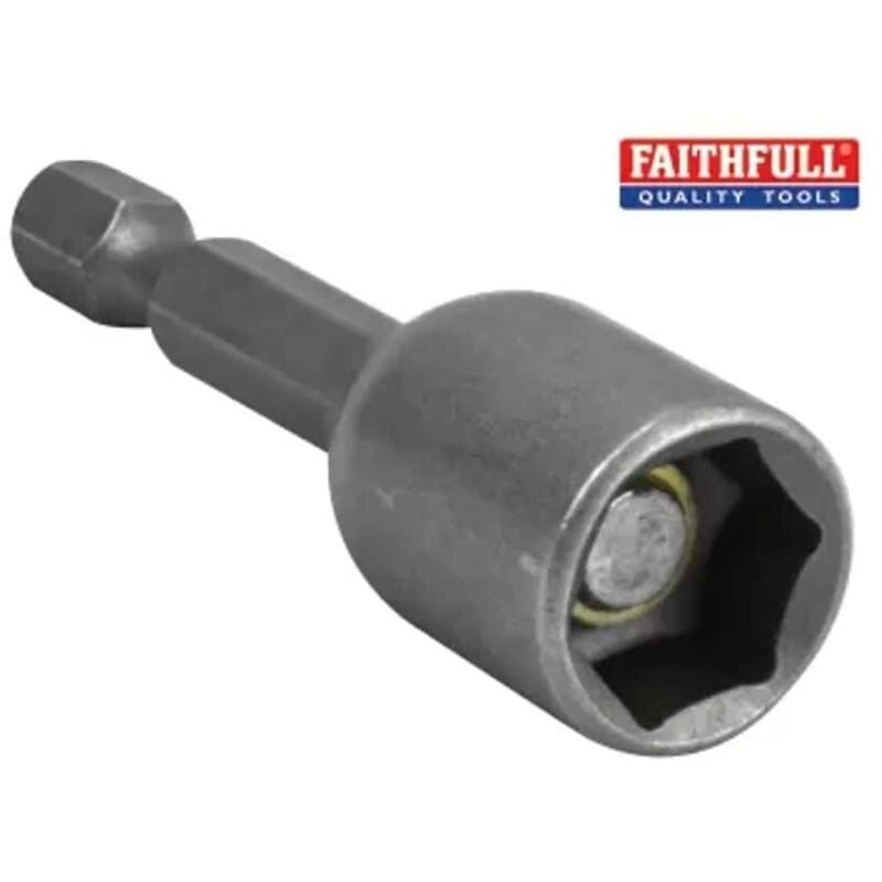 88003 Magnetic Hex Nut Driver 1/4in Hex 10.0mm FAISBMBNUT10 - Faithfull