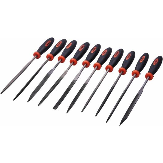 Am-tech - 10pc 140mm Needle File Set - E1650