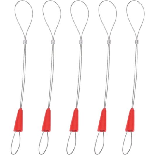 Aougo - 5pcs Fish Tape Fastener, Universal Wire Pulling Cable Puller Stripping Tool, Cable Insertion and Extraction Tools