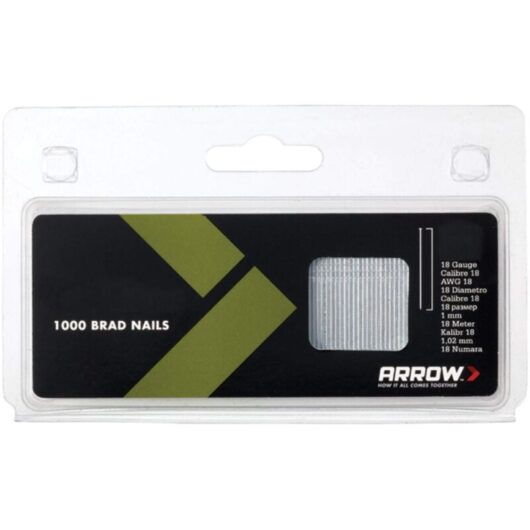 Arrow BN1832/50MM 18-Gauge Brad Nails - 50mm Length, Pack of 1000
