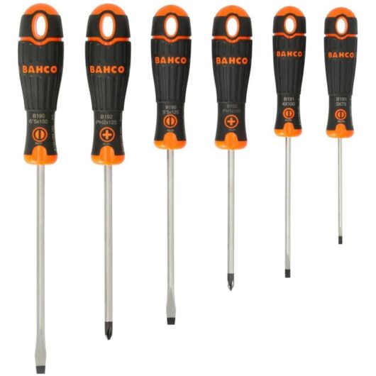 B219.006 fit Screwdriver Set, 6 Piece BAH219006 - Bahco