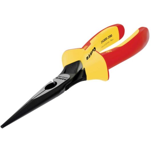 Bahco - 2430S- 200 2430S ergo Insulated Long Nose Pliers 200mm (8in) BAH2430S200