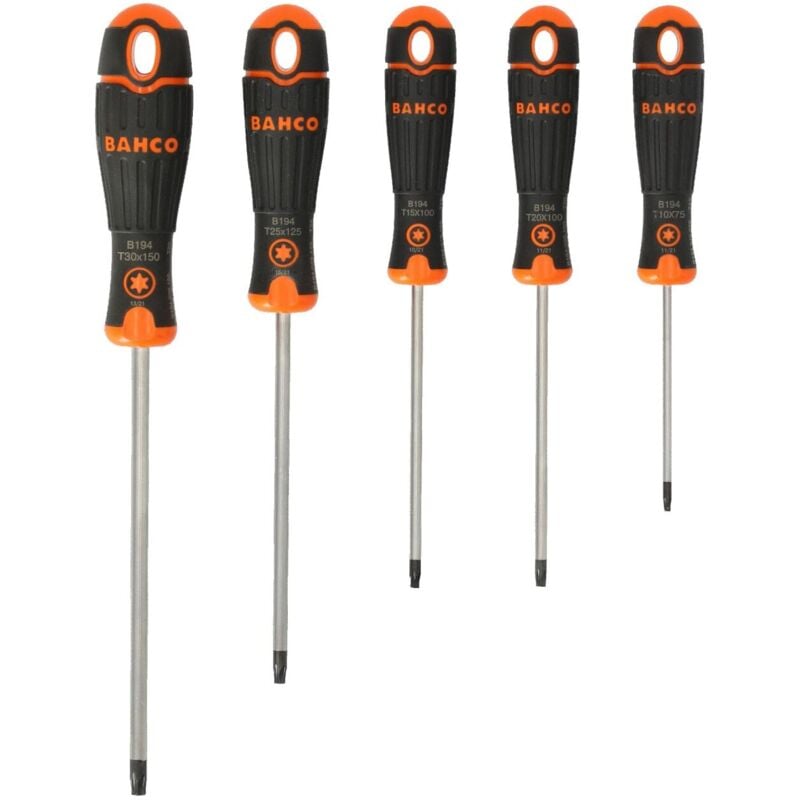 Bahco - B219.025 fit torx Screwdriver Set, 5 Piece BAHB219025