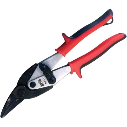 Bahco - MA401 Red Aviation Compound Snips Left Cut 250mm (10in) BAHMA401