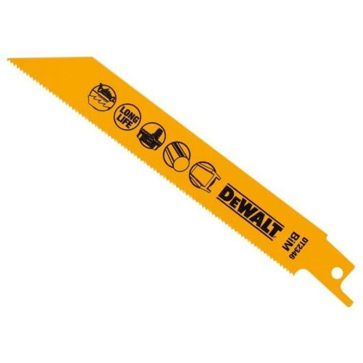 Bi-Metal Reciprocating Blade for Metal Cordless 152mm x 18 tpi (Pack 5) d - Dewalt