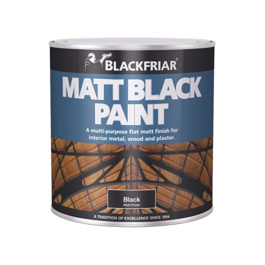 Blackfriar - Matt Black Paint 500ml BKFMB500