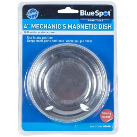Blue Spot Tools 100MM (4) Stainless Steel Magnetic Dish
