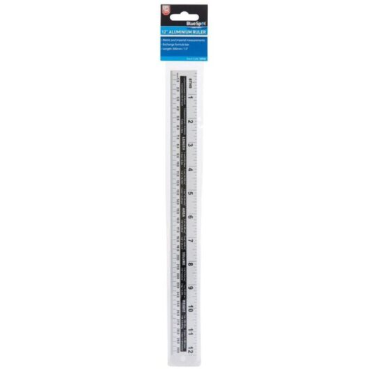 Blue Spot Tools - 300mm (12') Aluminium Ruler