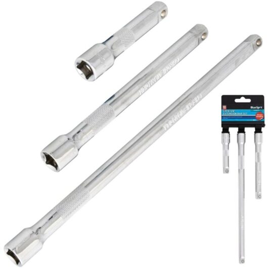 Blue Spot Tools - 3/8in Square Drive cv Extension Bar Set 3 Piece