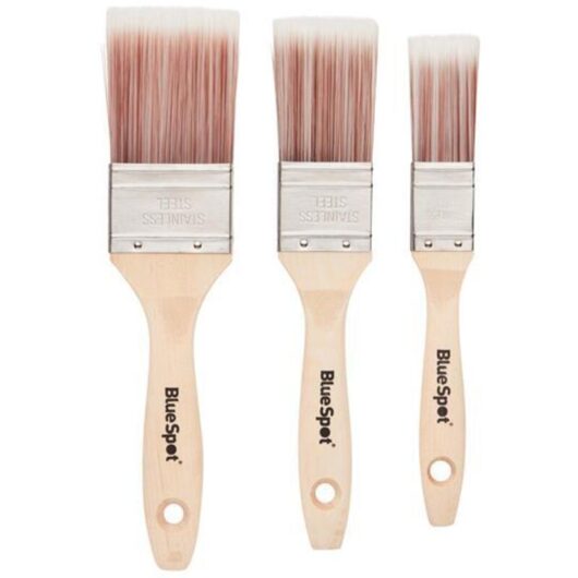 Blue Spot Tools - BlueSpot Tools 36010 Synthetic Paint Brush Set, 3 Piece B/S36010