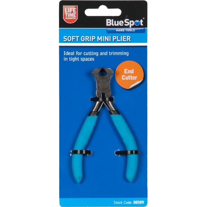 Blue Spot Tools - BlueSpot Tools 8509 Soft Grip Mini End Cutter Pliers B/S8509