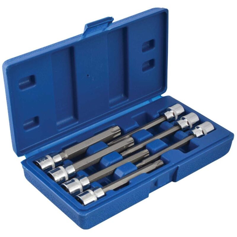 Blue Spot Tools - Extra Long 3/8in Square Drive torx Bit Sockets 7 Piece B/S01514