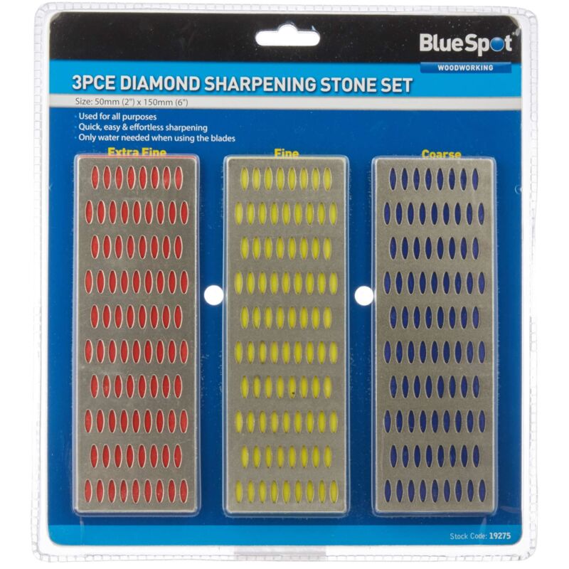 Bluespot - Diamond Stone Set of 3 2 x 6in B/S19275