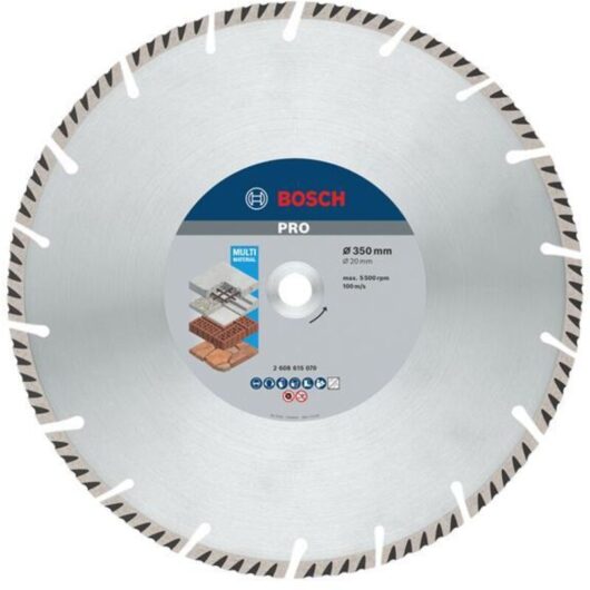 Bosch - 2608615070 pro Multi Material Diamond Cutting Disc 350 x 20mm BPA608615070