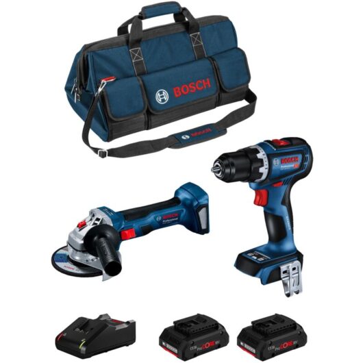 Bosch - Kit BK2018BAG (gsr 18V-90 c + gws 18V-7 + 2 x 4,0 Ah ProCORE + GAL18V-40 + hdbag)