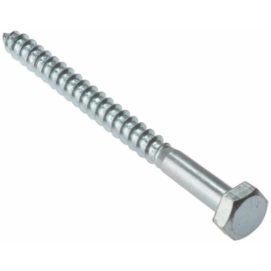 Coach Screw Hexagon Head Single Thread ZP M10 x 50mm Bag 10 FORCS1050M