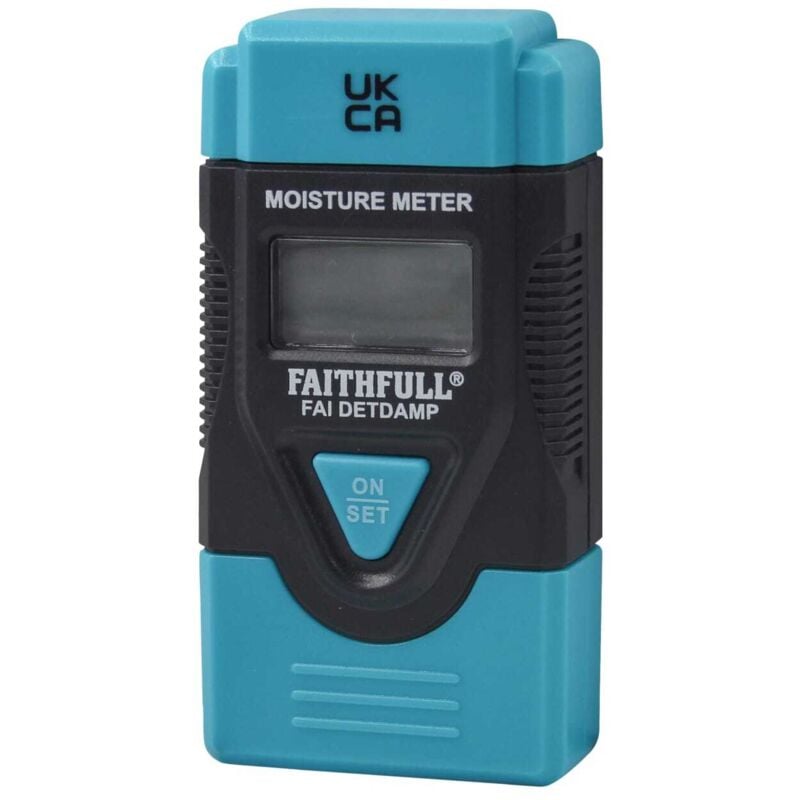 Damp & Moisture Meter lcd Display faidetdamp - Faithfull