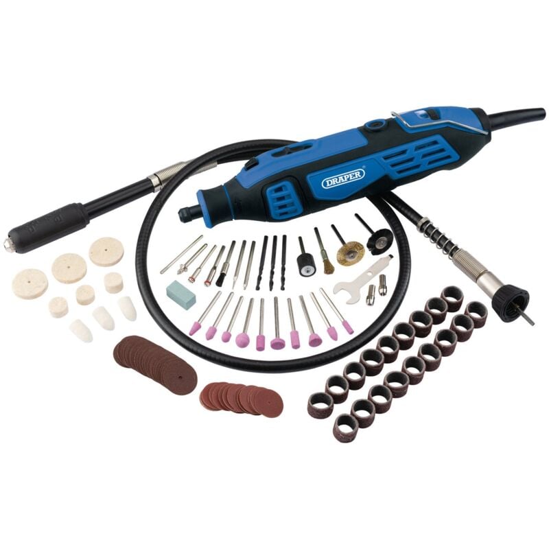 Draper - 180W Rotary Multi Tool Kit (113 Piece) (58300)