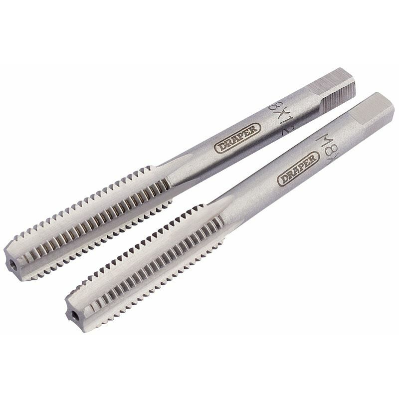 Draper 8mm Coarse Hand Taps Taper and Plug (83800)
