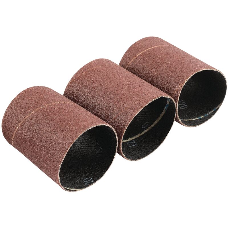 Draper - Aluminium Oxide Sanding Sleeves, 45 x 60mm, 120 Grit (Pack of 3) (93354)