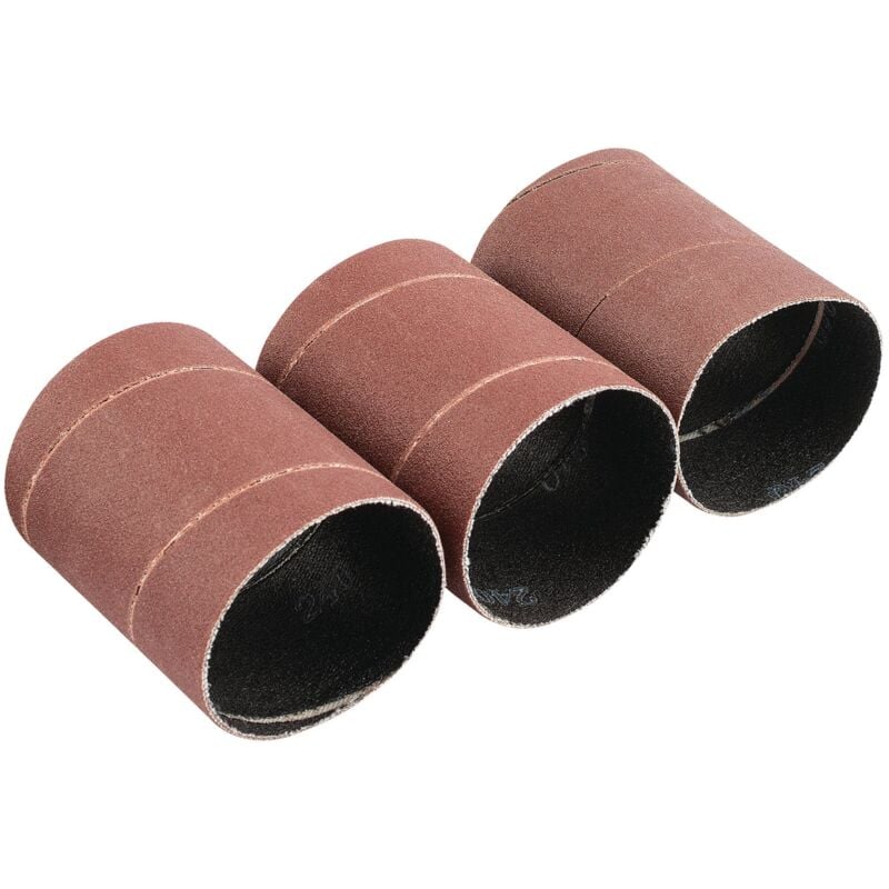 Draper - Aluminium Oxide Sanding Sleeves, 45 x 60mm, 240 Grit (Pack of 3) (93357)