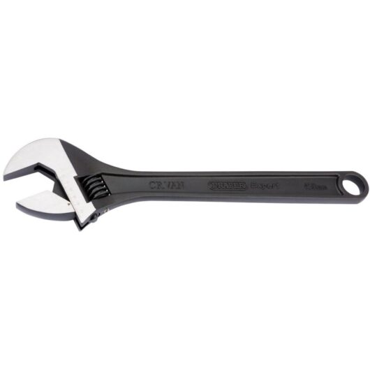 Draper Expert - 450mm Crescent-Type Adjustable Wrench with Phosphate Finish (52684)