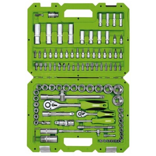 Draper Tools - Draper 1/4' and 1/2' Sq. Dr. Metric Tool Kit (100 piece) (55318)