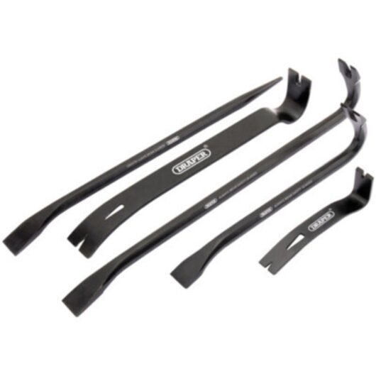 Draper - Wrecking Bar 5pc Pry Bar Crowbar Gorilla Crow Bar Set Kit 26123