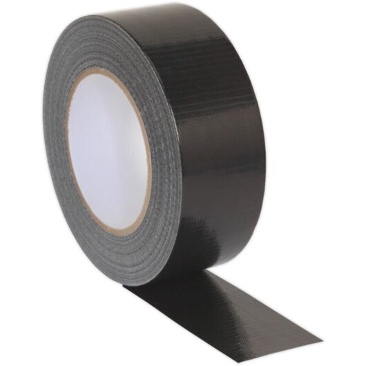 Duct Tape 48mm x 50m Black - Sealey