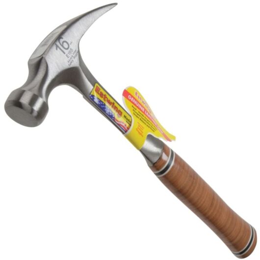 E16S Straight Claw Hammer - Leather g - Estwing
