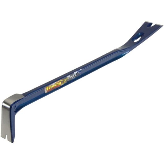 Estwing Forged 18-Inch (460mm) I-Beam Pry Bar with Nail Puller and Crowbar Lever for Construction and Demolition