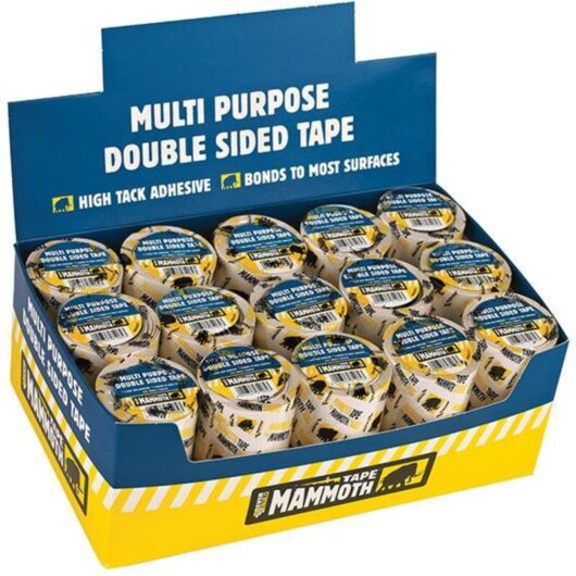 Everbuild - Sika Double-Sided Tape 50mm x 5m Display 30 Pieces EVBDSTP530