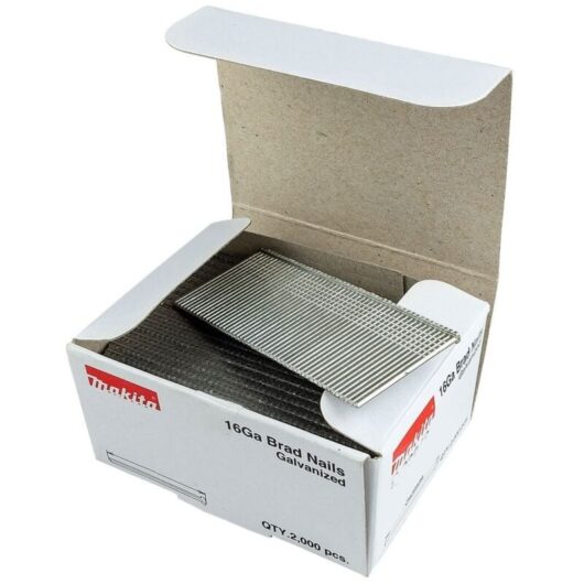 F-33980 16G x 45mm Galvanized Brad Nails 2000Pcs - Makita
