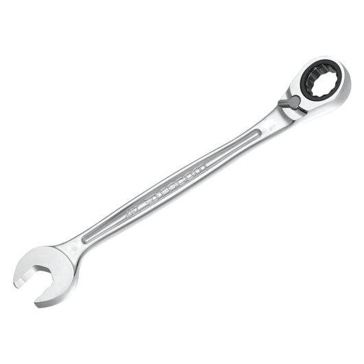 Facom - 467B.27 467B.27 Anti Slip Combination Ratcheting Spanner 27mm FCM467B27
