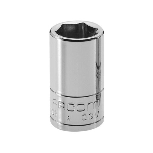 Facom Hexagon Socket 1/4in Drive 5.5mm Chrome Finish R.5.5