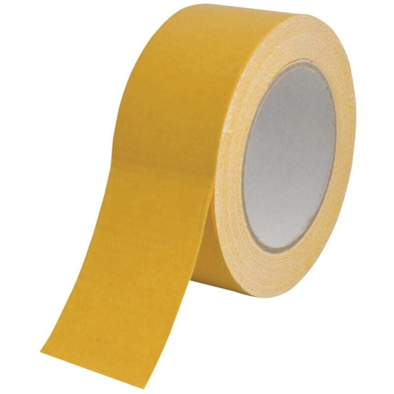 Faithfull - 01345025TB Heavy-Duty Double-Sided Tape 50mm x 25m faitapeds