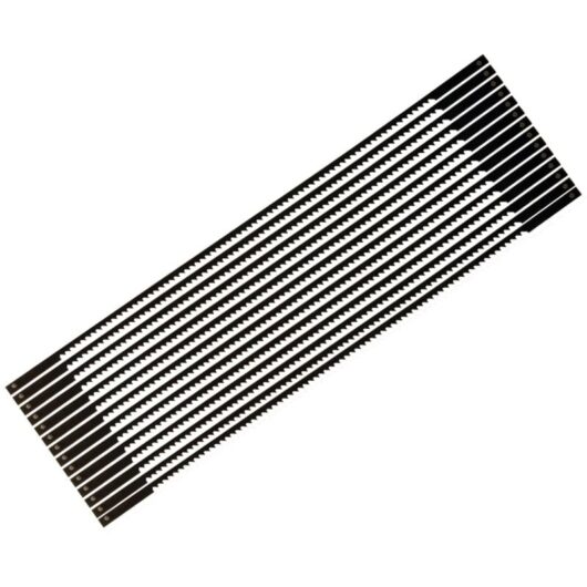 Faithfull 10-Pack of 160mm Wood Cutting Saw Blades with Winglets for Jigsaw, Total 100 Pieces