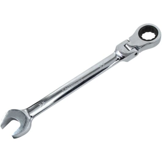 Faithfull 22mm Ratchet Combination Spanner with Flexible Head - CV Series FAISPARAT22