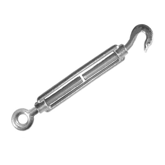 Faithfull - 69336GE Straining Screw 6mm Hook Eye Galvanised 89mm Pack 2 FAICHSCREW6