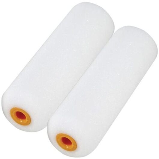 Faithfull - 750448R4/750448R16 Foam Mini Roller Refills 100mm (4in) Pack of 2 FAIRMINI2F