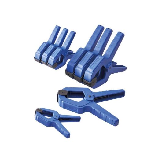 Faithfull - 8 Piece Spring Clamps 2in 50mm 3in 75mm FAISPCL2 FAISPCL3 FAISPCLSET8