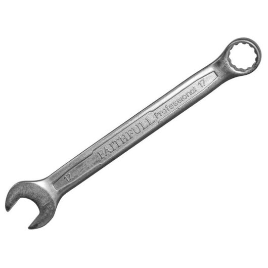 Faithfull Combination Spanner CV Satin Finish 33mm FAISPAC33