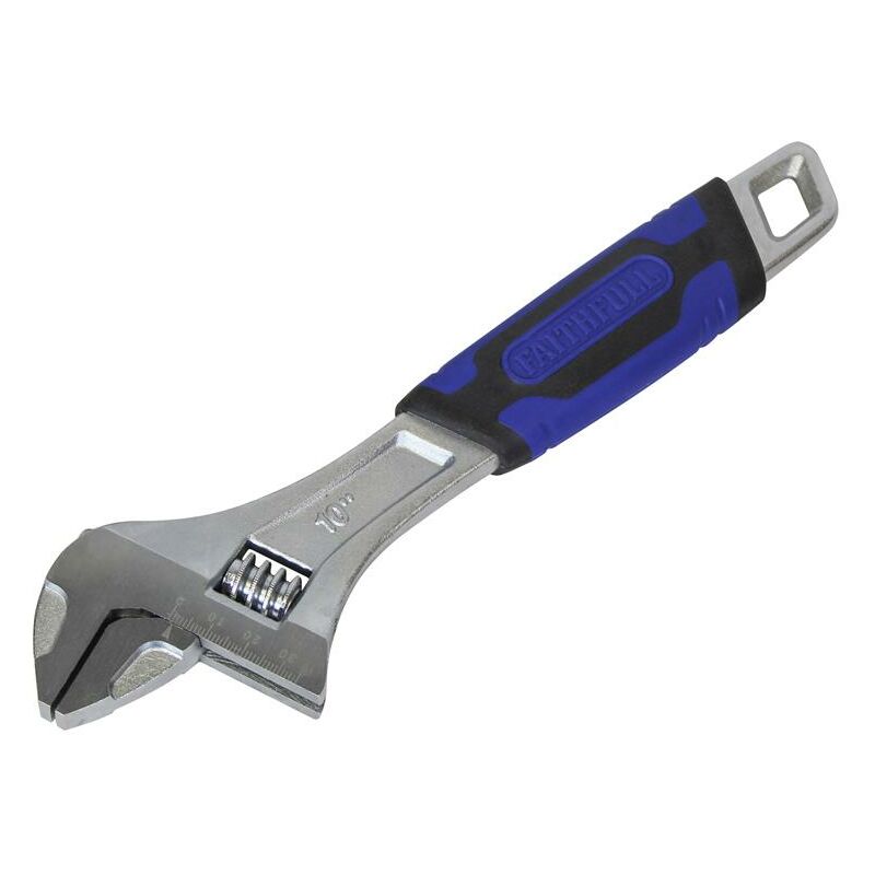 Faithfull - Contract Adjustable Spanner 250mm 10in Jaw Capacity 35mm FAIAS250C