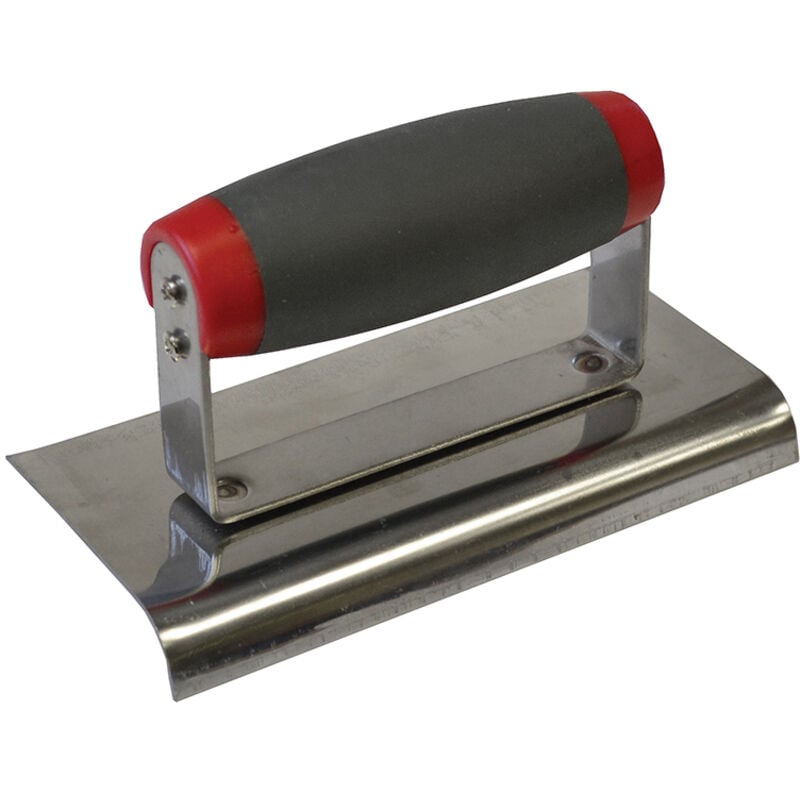 Faithfull - Edging Trowel Soft Grip Handle 6 x 3in faisgtedgess