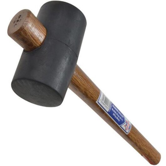 Faithfull - FAIRMB214 Rubber Camping Paving Mallet Black 567g 20oz