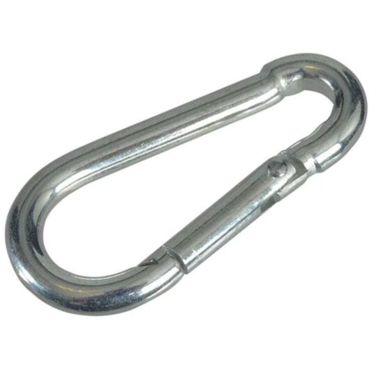 Faithfull - Fire Brigade Snap Hook 4mm Zinc Plated (Pack 4) FAICHFBS40