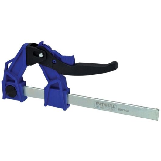 Faithfull - Heavy-Duty Lever Clamp Capacity 160mm FAILC160120