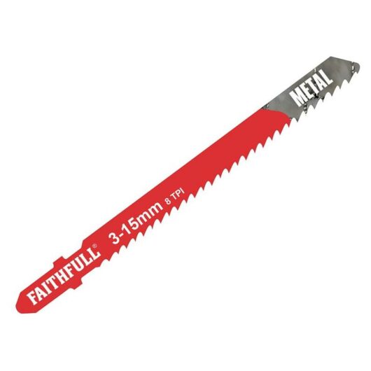 Faithfull - Metal Cutting Jigsaw Blades Pack of 5 T127D FAIJBT127D