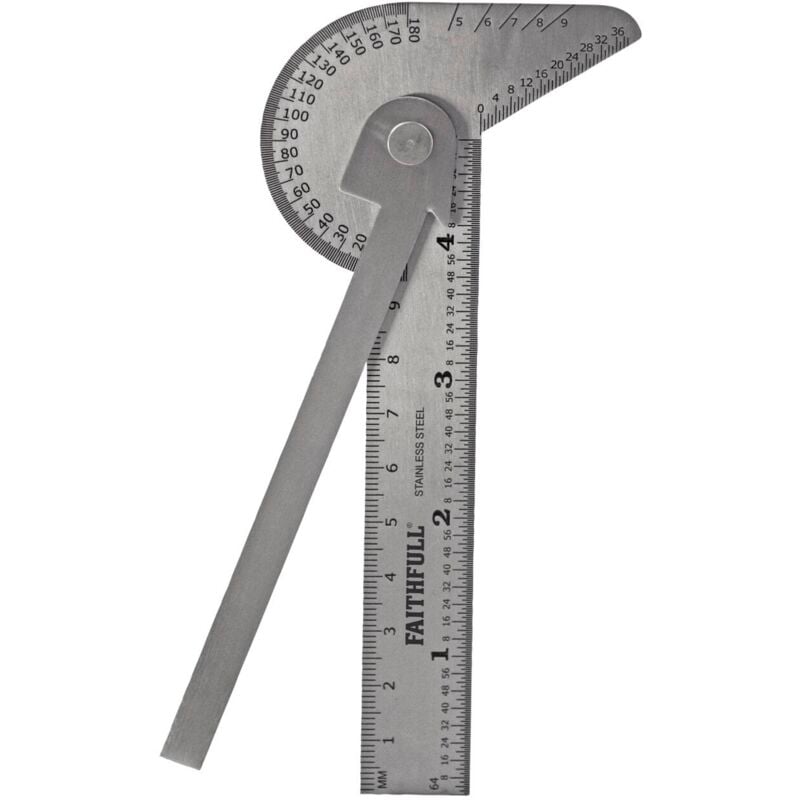 Faithfull - Multi Purpose Angle Protractor 100mm (4in) faigaugemult