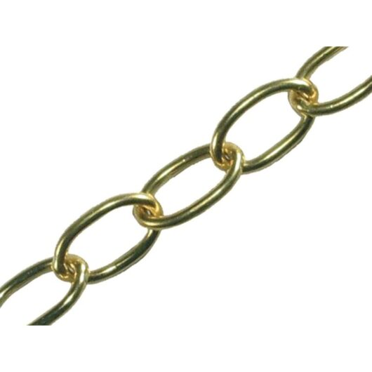 Faithfull - Oval Chain 2.3mm x 10m Polished Brass FAICHOP23